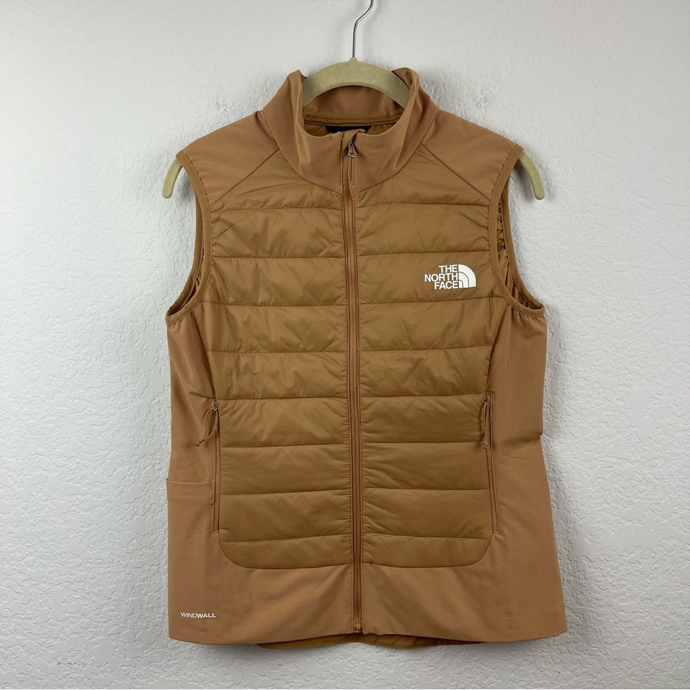 The North Face Women's Tan Shelter Cove Puffer Quilted Vest Sz S - Picture 4 of 11